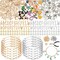 Charm Bracelet Making Kit for Adults & Teens – 477-Piece DIY Set with Gold & Silver Charms, Paperclip Chains, Alphabet Beads & Complete Jewelry Making Supplies